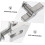 10Pack Stage Light Hooks, Simple Performance Clothes Hangers, Silver Aluminum Alloy 3