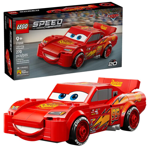 LEGO LEGO Speed Champions 77255 Flash McQueen - Rotes Spielzeugauto - Junge oder Mädchen ab 9 Jahren