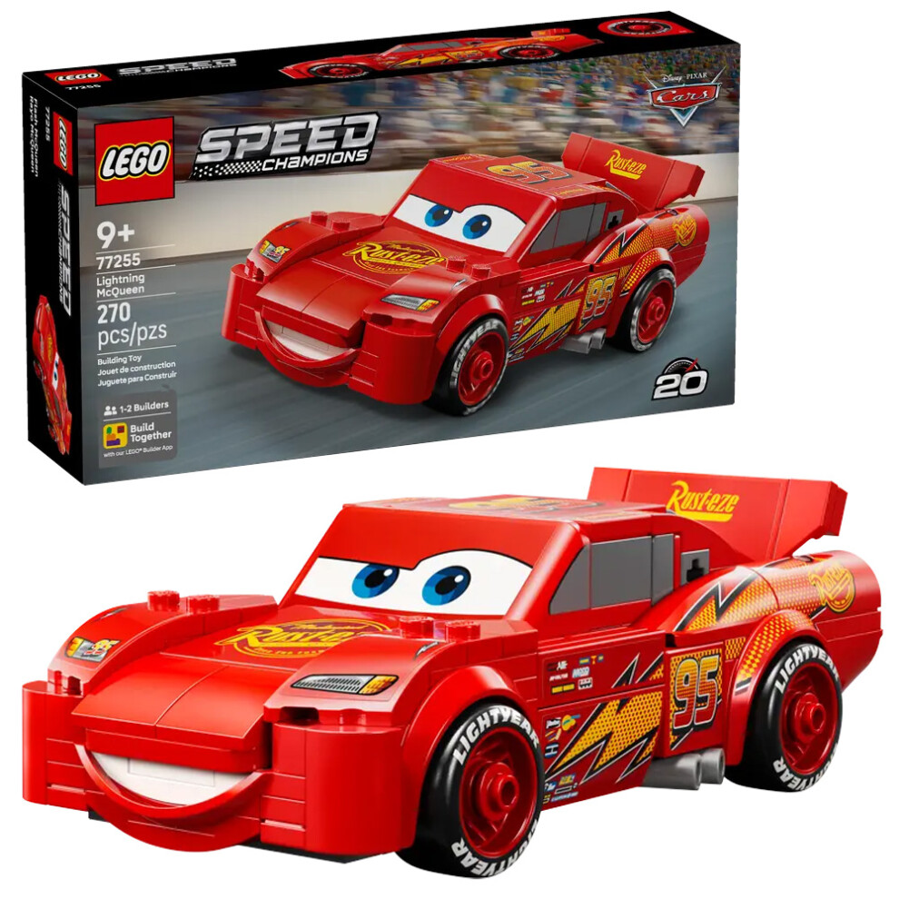 Lego Speed Champions 77255 Disney Pixar Cars: Lightning Mcqueen Age 9+ 270Pcs