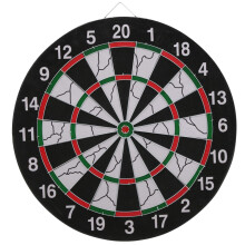Dart Board Set, 18 Inch, DoubleSided Flocking, Professional Dart Board Set, Home Game Room