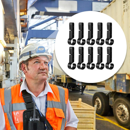 Hard hat flashlight hooks – Light clips for hard hats, small hard hats, flashlight clips 2