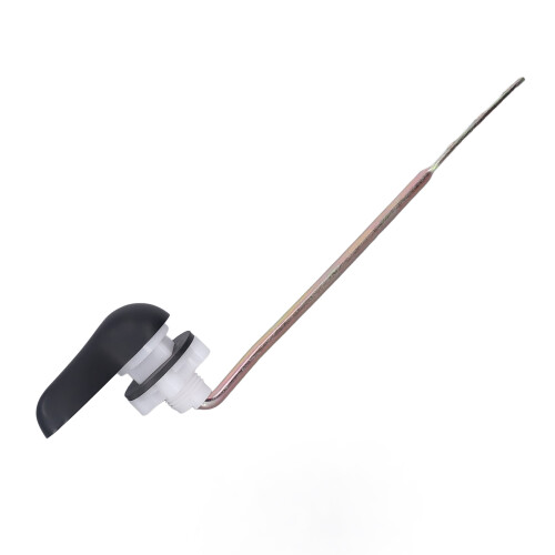 Effortless Flush Black Zinc Alloy Toilet Handle
