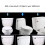 Effortless Flush Black Zinc Alloy Toilet Handle 9
