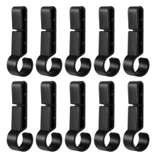 Helmet Headlight Holder, Multipurpose Protective Clips, 10 x Hard Hat Light Hooks