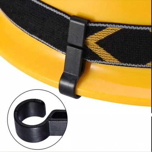 Helmet Headlight Holder, Multipurpose Protective Clips, 10 x Hard Hat Light Hooks 2