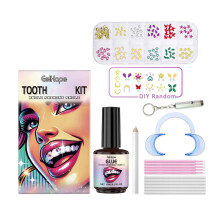 Teeth Jewellery Set Tooth Beauty Easy to Remove Beautiful White Tooth Jewellery Set Tooth Stable E5M9 u Style 2
