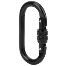 Industrial Strength Carabiner Clip With Smart Lock Mechanism Heavy Duty For Mountaineering And Rigging Anti Skip Curves High Quality Alloy Steel