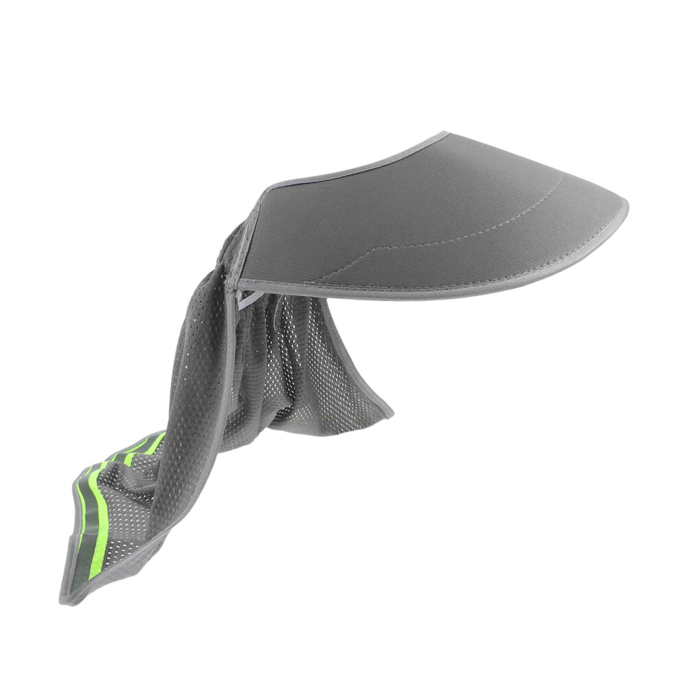 Construction Hard Hat Sun Visor Uv Protection Neck Shield For Workers Reflective Strips Sunshade Attachment Summer Use 9347817048094