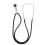 Pressure Sensitive Stethoscope, Extra-deep Bell for Enhanced Low-frequency Response, Comfortable Silicone Earpieces for Professional Use, Black 1