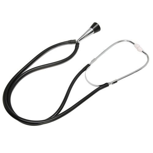 Pressure Sensitive Stethoscope, Extra-deep Bell for Enhanced Low-frequency Response, Comfortable Silicone Earpieces for Professional Use, Black 1