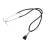 Pressure Sensitive Stethoscope, Extra-deep Bell for Enhanced Low-frequency Response, Comfortable Silicone Earpieces for Professional Use, Black 3