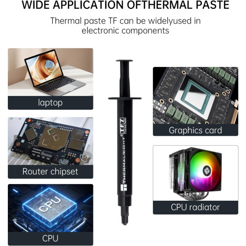 CPU Thermal Paste 12.8W/m.k  Thermal Conductivity 2g Compound for CPU GPU Coolers 1
