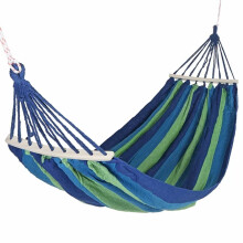 Double Hammock with Enhanced Durability, Skin Friendly Easy to Set Up Portable Hammock Featuring Pressure Distributing Weave and Swing Press Edge,