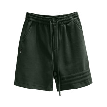 Men's Loose Fit Athletic Swimming Trunks Shorts with Three Stripes, Sport Leisure Trousers for Summer, Green, Size M