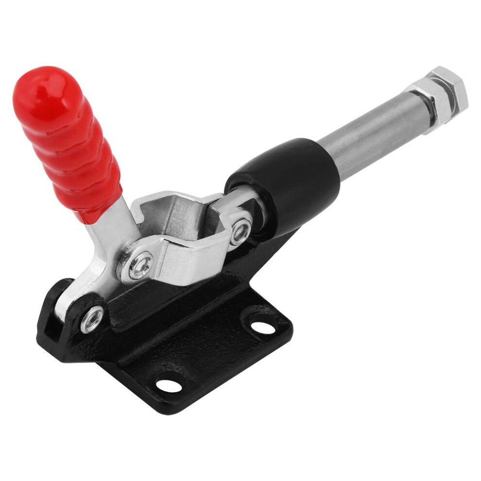 305E Toggle Clamp, Pushpull Clamp, 42Mm Piston Stroke Clamp For Holding Sheets Or Pcbs With Flange Base, Plastic Handle For Comfortable Operation. 9382693721440