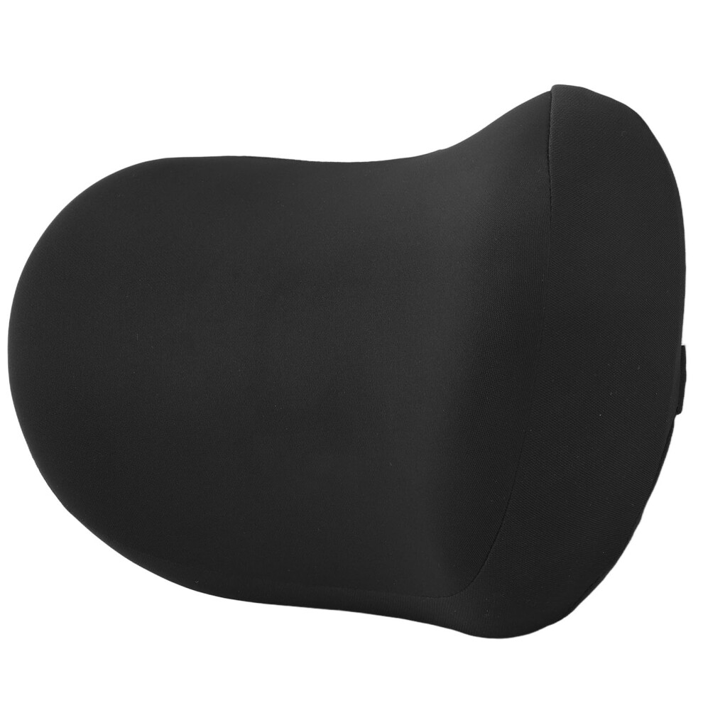 Car Neck Cushion Removable Nylon Cover Nonslip Breathable Ergonomic Memory Foam Headrest Pillow Black 9189345356957