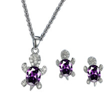 Lucullian chelonian Jewelry Set for Women and Girls-Purple