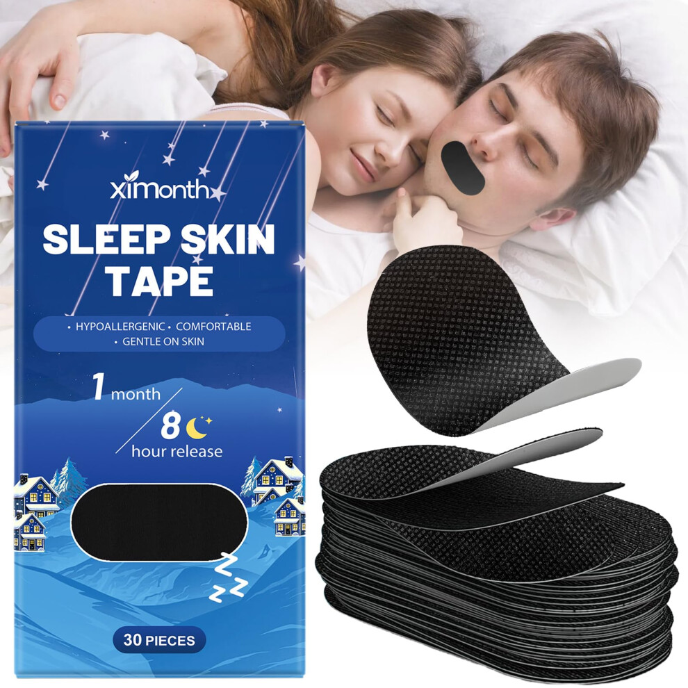 Purple Mouth Plasters Against Snoring, Improves Sleep And Breathing,