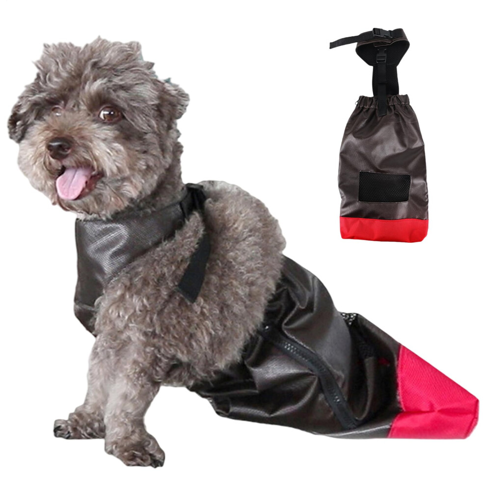 Black/White Dog Carrier Harnesses For Rear Legs Wheelchair For Paralyzed Cats Washable Adjustable Strap Daily Walks Sml