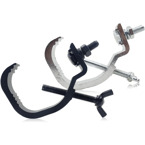 Stage Light Clip Silver Finish Stable Attachment For Events Compatible With Stage Lights 1