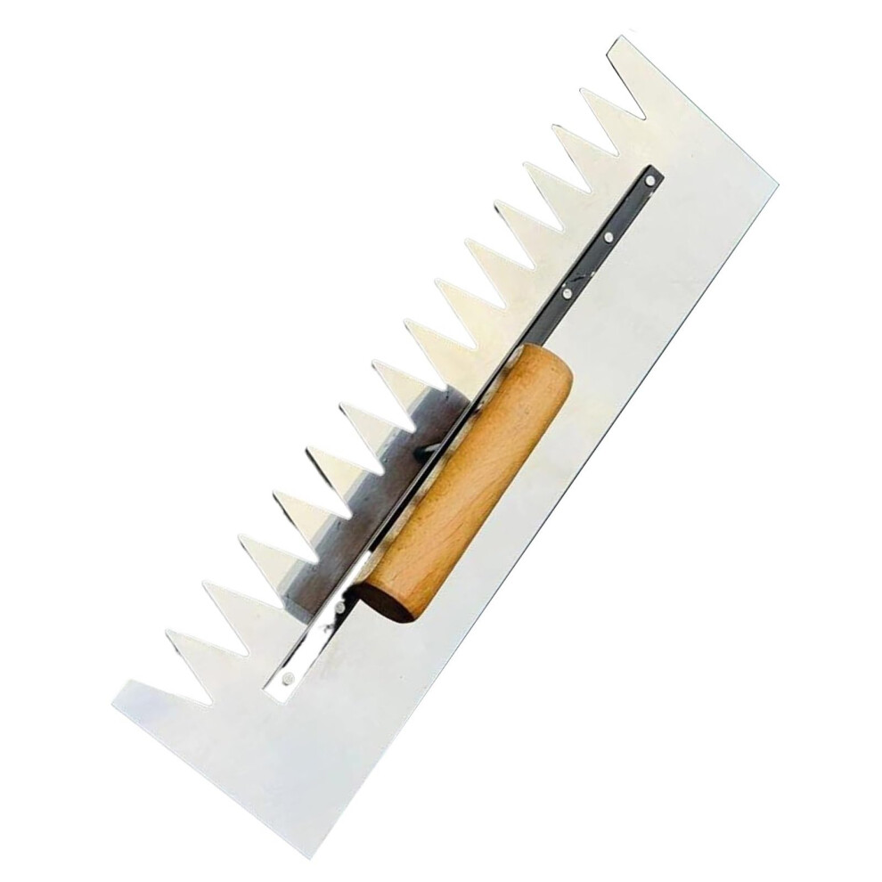 Drywall Trowel, Hand Tool With Curved Handle For Applying Concrete Oil And Putty, Versatile For Masonry And Construction Work Â 40 X 11 Cm. 9382693721570