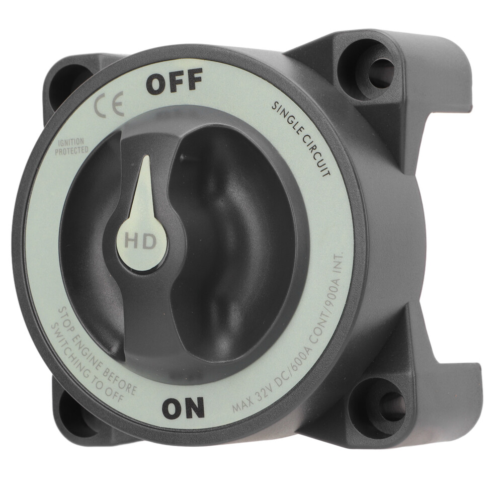 Rv Boat Battery Disconnect Switch Isolator 600A Waterproof Ip66 Safe 4031373632006
