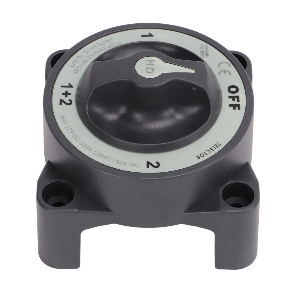 500A Marine Battery Disconnect Switch 4-Position Heavy Duty For Rv Boat 8431373631959