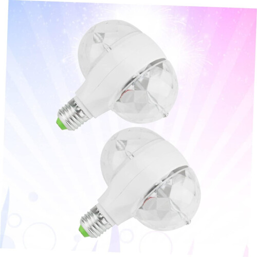 Disco Ball Disco DJ Flash Light Party Lighting Mini Stage Light Pack of 2 2