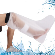 Waterproof Leg Cover Silicone For Shower Or Pool Reusable Cast Leg Cover Durable Waterproof Protector