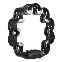 Tambourine for adults, pleasant ringing sound, handcranked bell rings