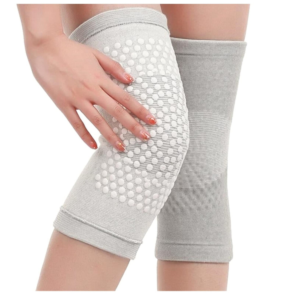 Knee Pads 2Pack Selfheating Knee Braces For Arthritis Pain Relief And Injury Recovery Gray Size L 9426802629392
