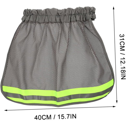 2 Reflective Hard Hat Liners with Neck Protection, Breathable Sun Visor for Construction Helmets for Construction Workers and Cyclists 2