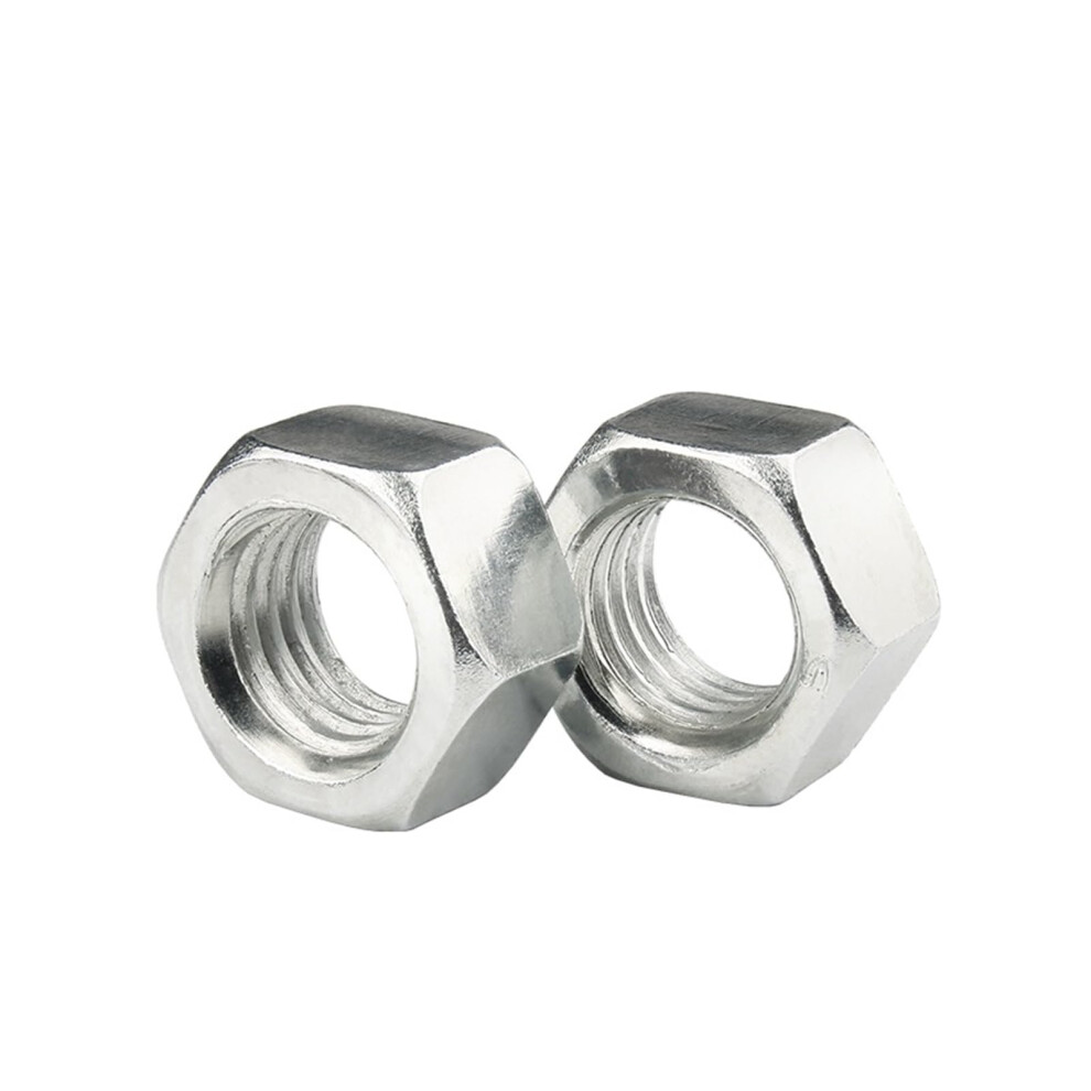 M10 Zinc Plated Hex Nuts 3Pcs Corrosion Resistant Carbon Steel For Secure Tightening 9189345357169