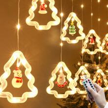 LED Fairy Christmas Lights String Tree Snowman Santa Indoor Outdoor Decor 10M