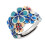Fashion Floral Accent Ring Lightweight Copper Construction For 1