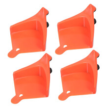 4PCS Hose Guide for Car, Automotive Hose Holder, Practical Hose Alignment Tool, Vehicle Hose Management Accessory, PP Orange Hose Guides for Car Wash.