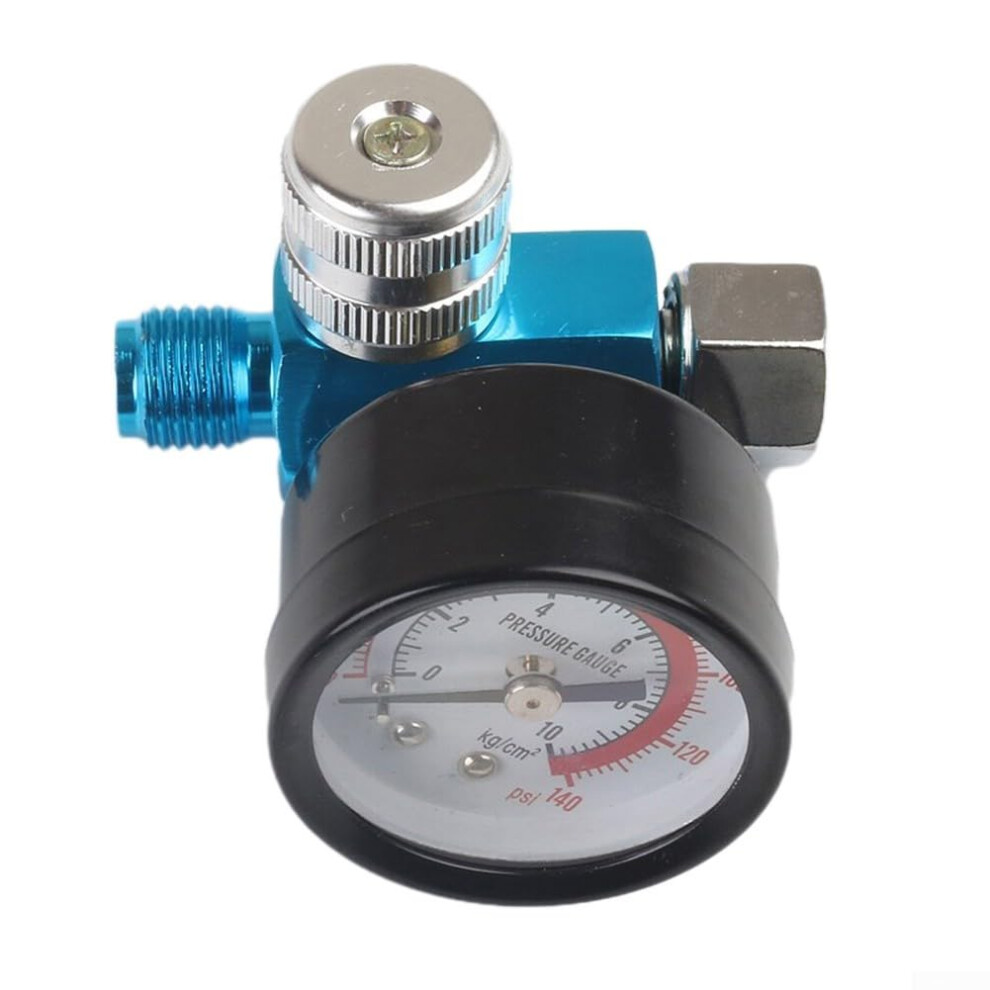 Air Regulator Gauge Inline Oil Water Trap Filter For Pneumatic Tools Airbrush Model D 9189345357336