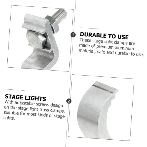 Pack of 6 Hooks for Stage Light Lamp Accessories Light Clamp Building Blocks 2