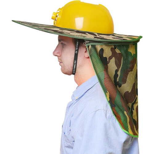 Protective Helmet Sun Protection with Full Brim 2