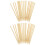 200Stk Scratch-Pen Holzstäbchen Kinder Scratch Painting Tool Hellbraun 5
