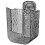 Wallmounted refillable wipe dispenser with suction cups, performance control, largecapacity fabric holder (gray). 1