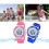 2Stk Leuchtende Kinder Armbanduhr Silikon Analog 5
