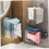 Wallmounted refillable wipe dispenser with suction cups, performance control, largecapacity fabric holder (gray). 5