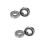 4Pièces Roulements De Roue 6203-2Rs Blindés Pour Moteurs Machines 7