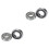 4Pièces Roulements De Roue 6203-2Rs Blindés Pour Moteurs Machines 3