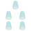 5Pièces Accessoires Protection Saxophone Silicone Bleu Ciel 6