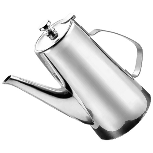 3Pcs Silver Stainless Steel Tea Kettle with Convenient Filter Handle 2