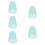 5Pièces Accessoires Protection Saxophone Silicone Bleu Ciel 11