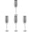 4Pièces Boissons Acier Argent Pour Dîner, Bar, 4