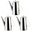 3Pcs Silver Stainless Steel Tea Kettle with Convenient Filter Handle 4
